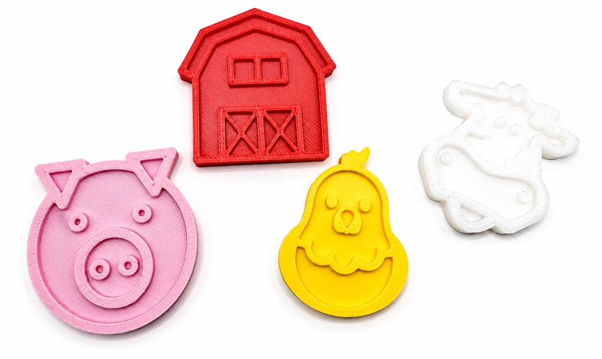 Set de plastilina y juego sensorial de granja
