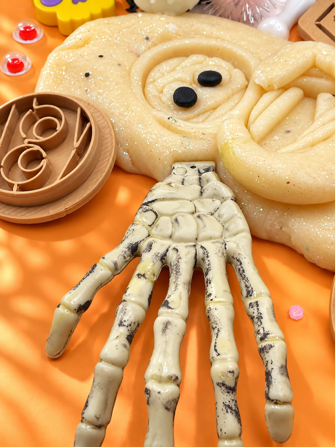 Kit de juego sensorial de doble frasco para Halloween