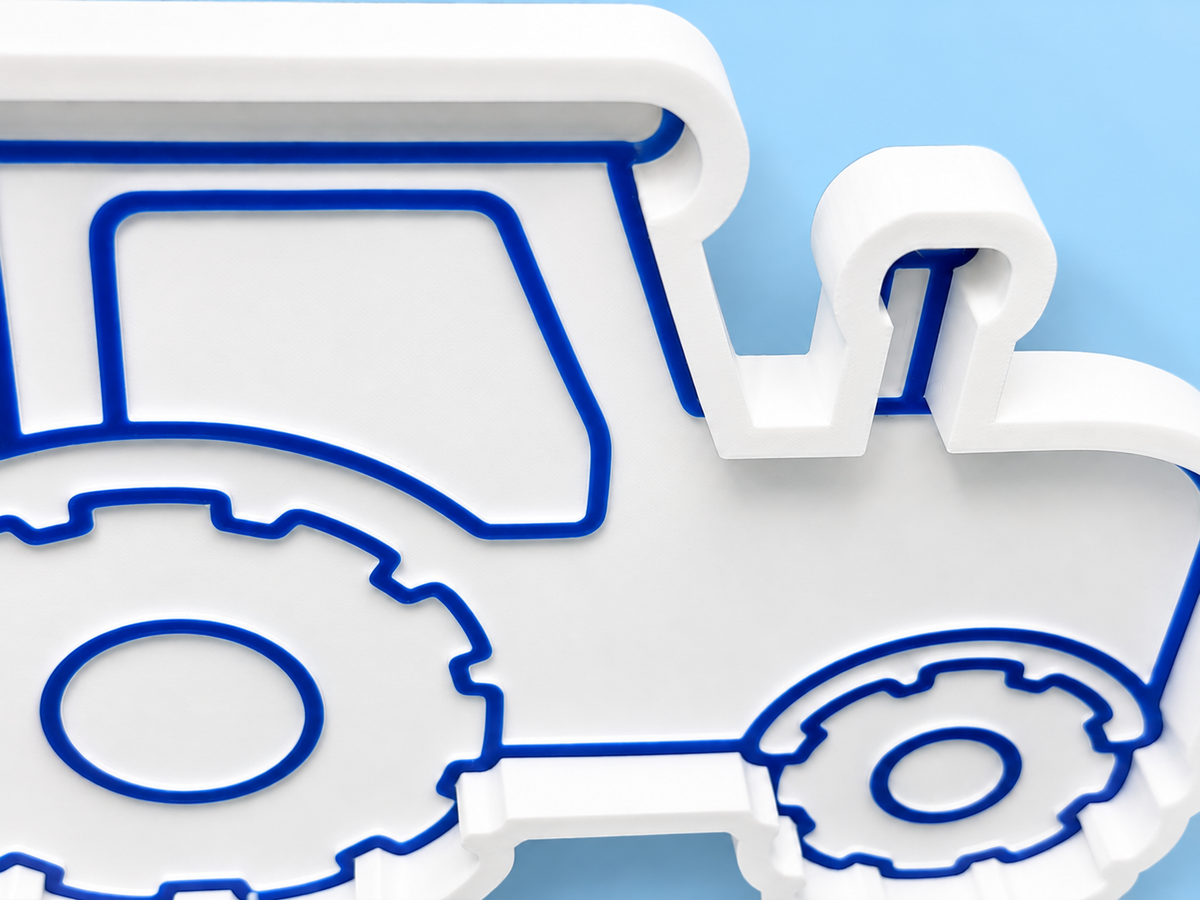 Tractor Sensory Tray & Playdough Cutter