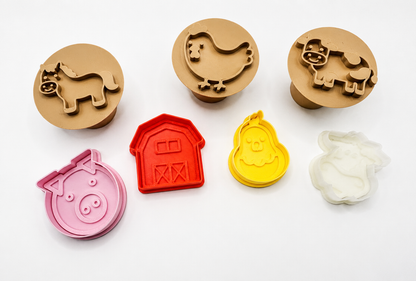 Set de plastilina y juego sensorial de granja