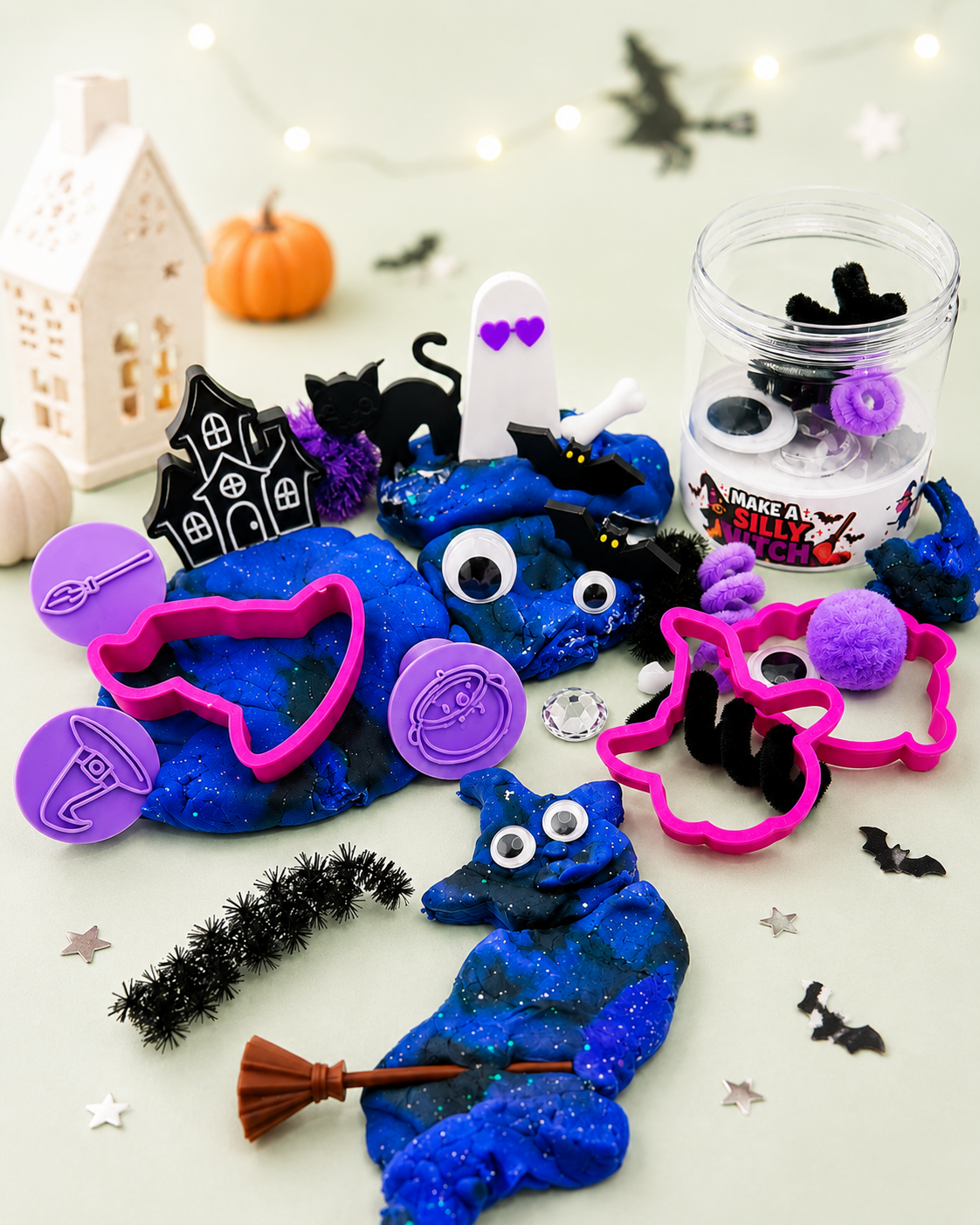 Halloween Double Jar Sensory Play Kit