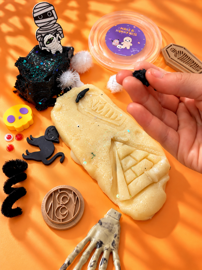 Kit de juego sensorial de doble frasco para Halloween