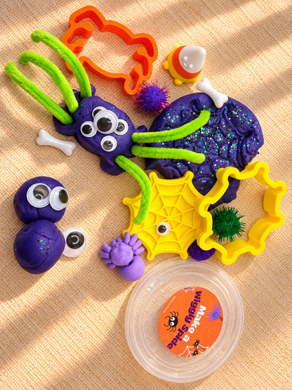Kit de juego sensorial de doble frasco para Halloween