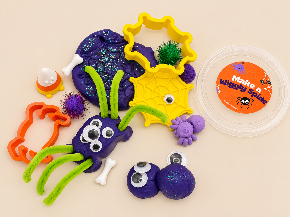 Kit de juego sensorial de doble frasco para Halloween