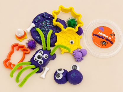 Kit de juego sensorial de doble frasco para Halloween