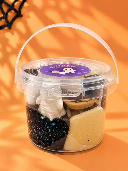 Kit de juego sensorial de doble frasco para Halloween