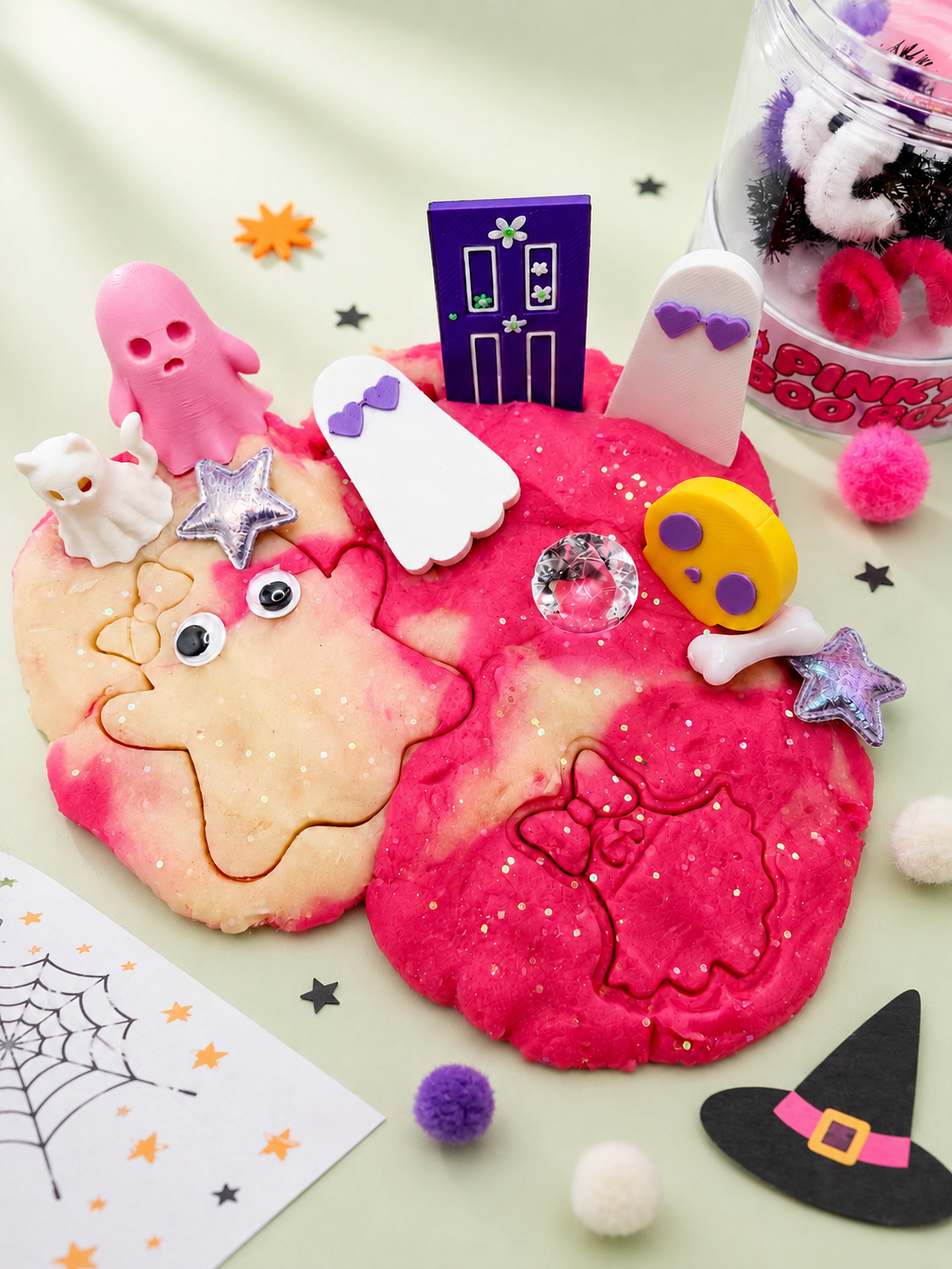 Halloween Double Jar Sensory Play Kit