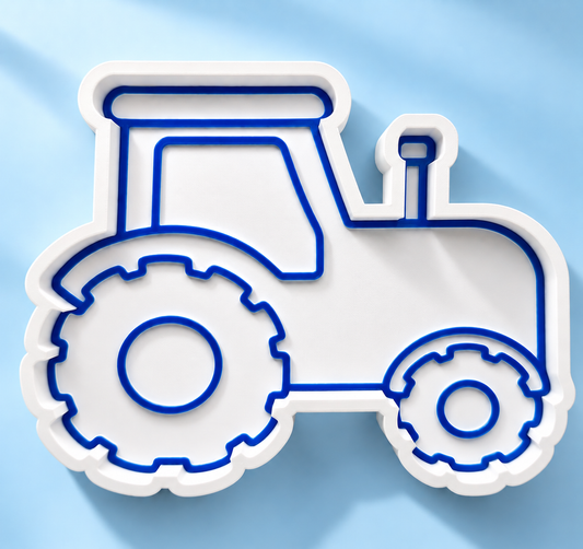 Tractor Sensory Tray & Playdough Cutter